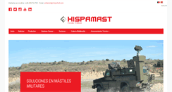 Desktop Screenshot of hispamast.com