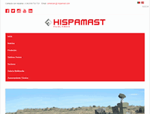 Tablet Screenshot of hispamast.com